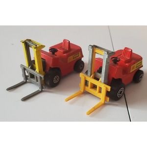 Matchbox Lesney Fork Lift Trucks Set of 2 Loose